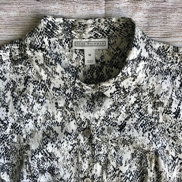 Dana Buchman Tops - Dana Bachman Animal Print Blouse